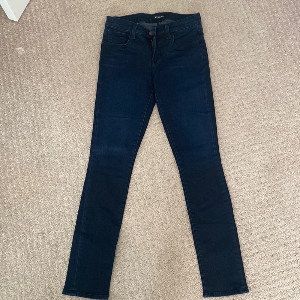 J Brand Skinny leg jean dark wash